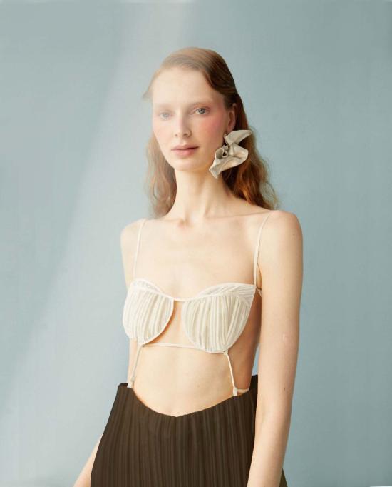  루이자 에 라 루나 롱 원피스 Luisa Et La Luna 에로스 플리츠 드레스 - LUISA ET LA LUNA