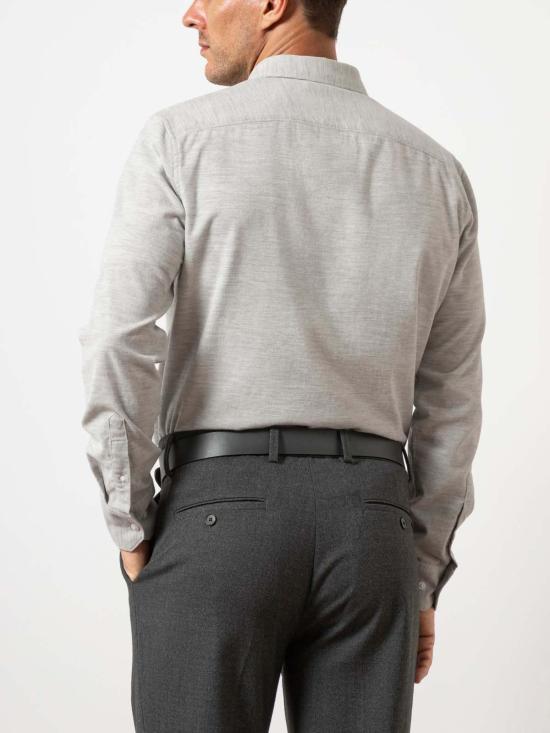  O.N.S 긴팔 셔츠 풀턴 헤더 코듀로이  라이트 그레이 헤더 - OTHER BRANDS