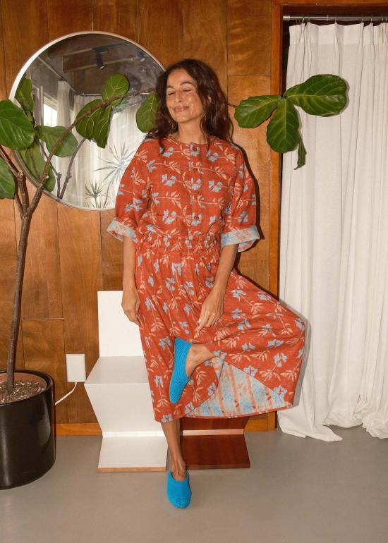  에이스 앤 지그 미디 스커트 에이스앤지그 라라  버드케이지 - ACE & JIG