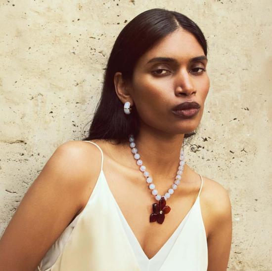  리지 포르투나토 이어링 젤리지 후프 귀걸이 - LIZZIE FORTUNATO