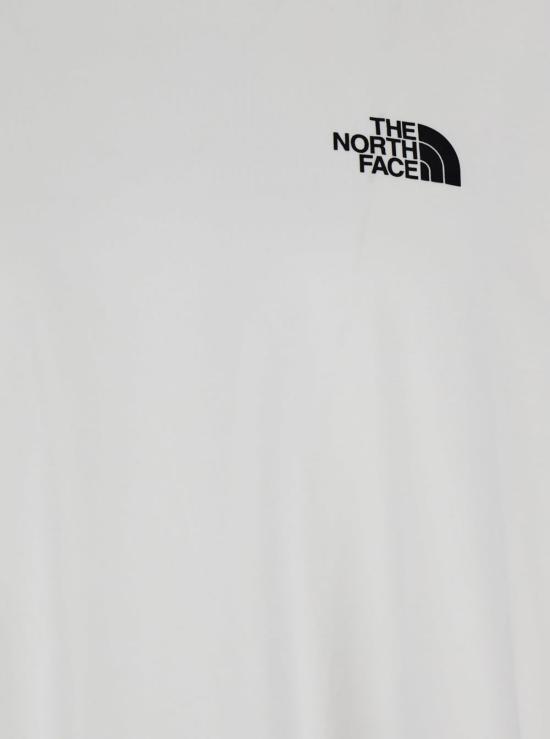  노스페이스 반팔 티셔츠 로고가 앞뒷면에 프린트된 흰색 티셔츠 (TNF 화이트) - NORTH FACE
