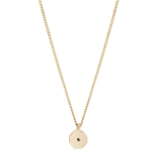  Lauren Wolf 목걸이/팬던트 로렌 울프 14k 골드 + 블랙 스피넬 골드 체인 목걸이 - OTHER BRANDS