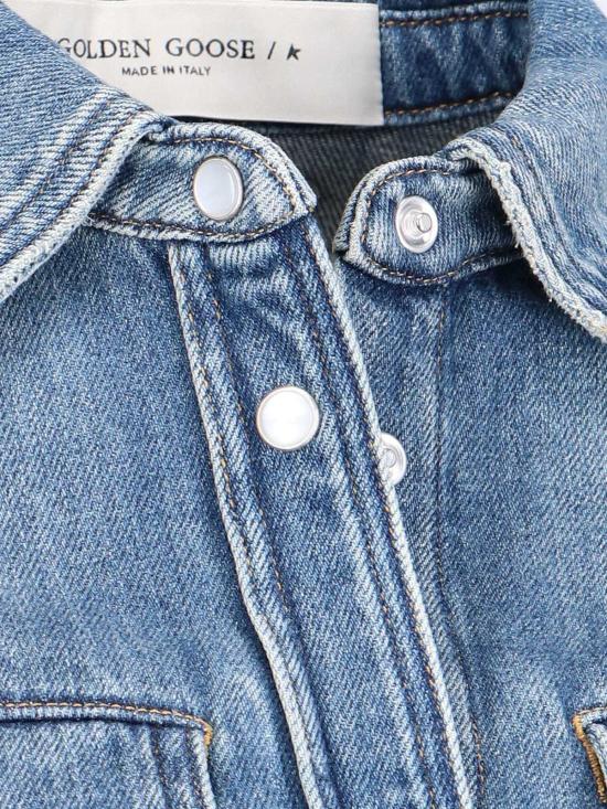  골든구스 데님 원피스 골든 구스 데님 셔츠 드레스 블루 - GOLDEN GOOSE