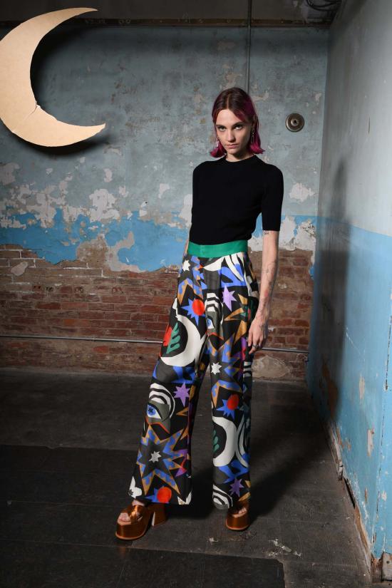  Untitled in Motion 스트레이트 팬츠 무제 움직임 페트라 판 테이아 - OTHER BRANDS