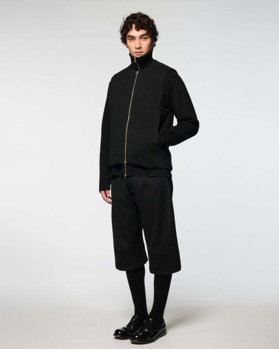  오마르 아프리디 베스트 OA AW25 KNT 102 01 BLACK - OMAR AFRIDI