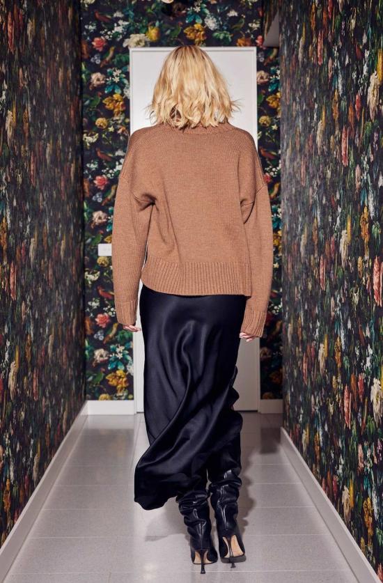  린제이 니콜라스 뉴욕 롱 스커트 린지 니콜라스 뉴욕 실크 슬릿 스커트 - LINDSAY NICHOLAS NEW YORK