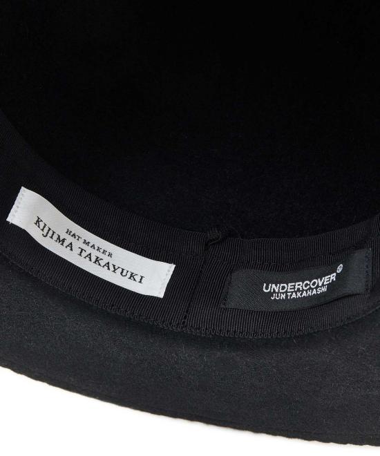  언더커버 모자 Undercover X 키지마 타카유키 토끼털 핑킹 중산모 - UNDERCOVER