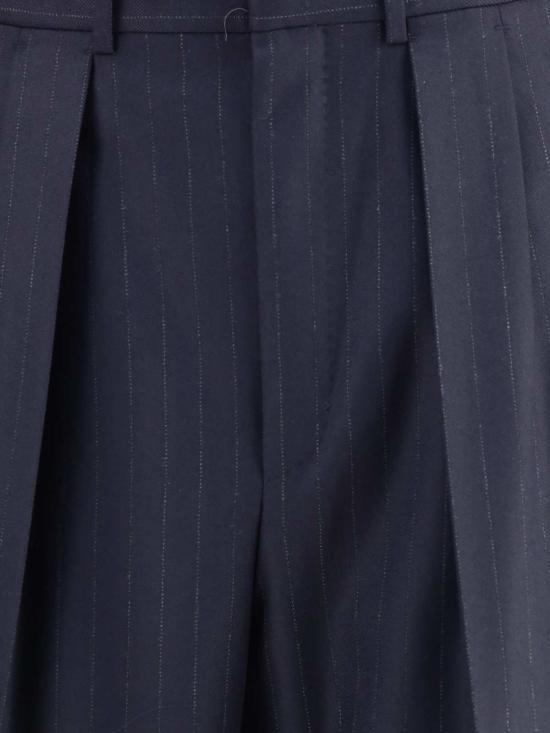  톰포드 스트레이트 팬츠 톰 포드 테일러드 핀스트라이프 팬츠 블루 - TOMFORD