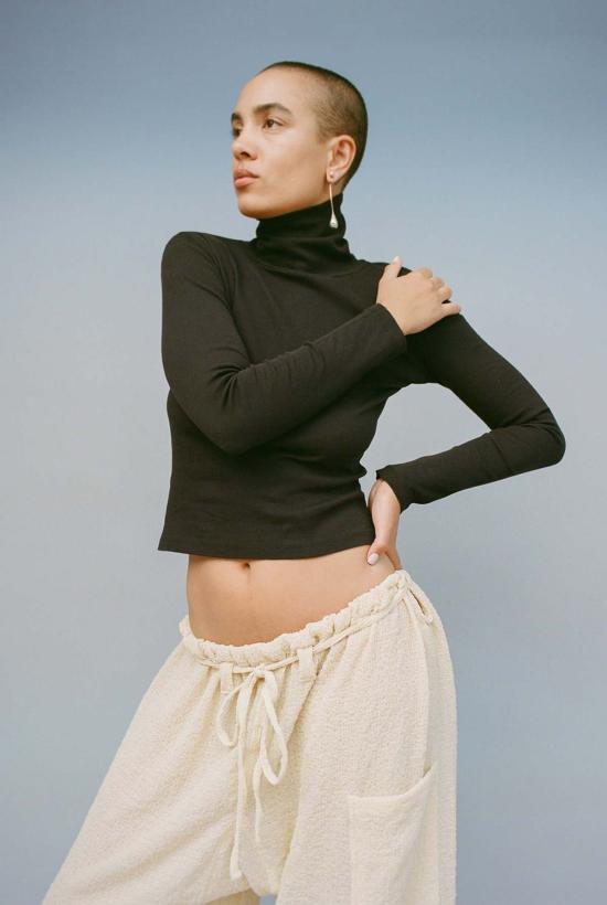  질 로드리게즈 긴팔 티셔츠 길 로드리게즈 터틀넥 긴팔 벨뷰 티셔츠 - GIL RODRIGUEZ