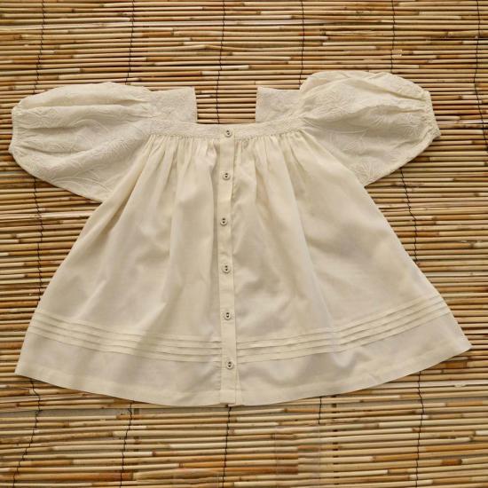  [키즈] 봉주르 블라우스 키즈  뉴 블라우스  내추럴