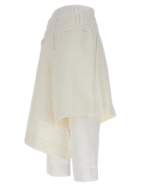  와타나베 준야 숏팬츠 준야 와타나베 레이어드 버뮤다 쇼츠 베이지 - JUNYA WATANABE