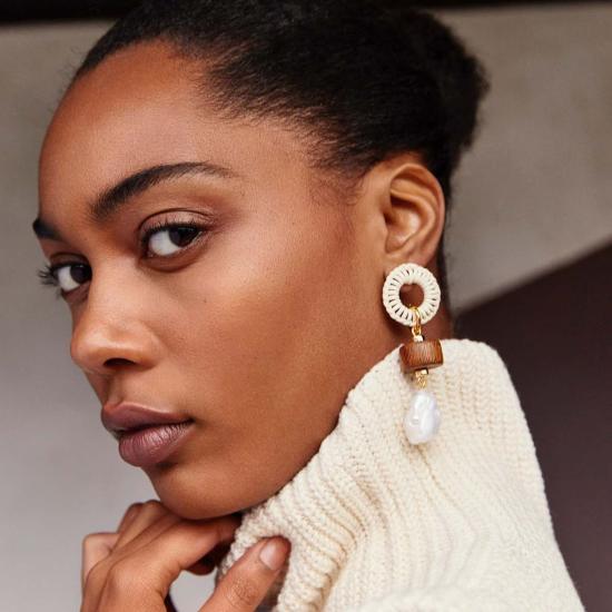  리지 포르투나토 이어링 우븐 새들  멀티 - LIZZIE FORTUNATO