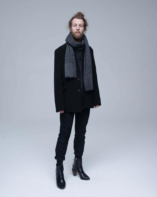  보즈 머플러/스카프 셰브론 스카프 베이비 알파카 - VOZ