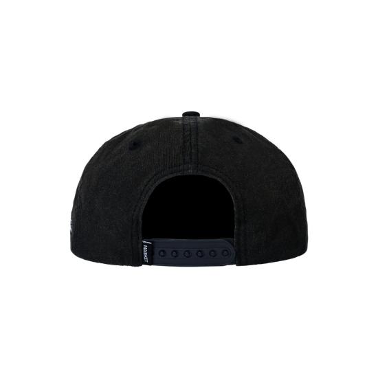  마켓 모자 콜 유어 러버 5패널 햇 워시드 블랙 - MARKET