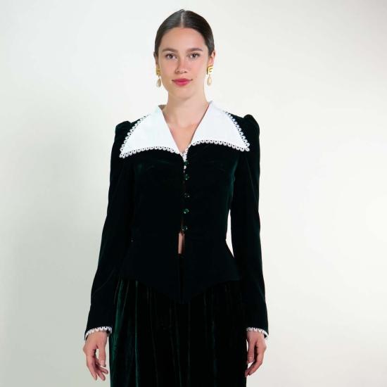  크리스티닛 자켓 아나이스 벨벳 재킷