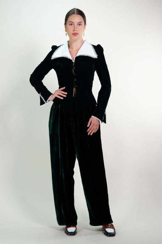  크리스티닛 자켓 아나이스 벨벳 재킷 - KRISTINIT