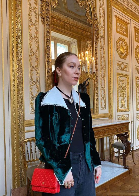  크리스티닛 자켓 아나이스 벨벳 재킷 - KRISTINIT