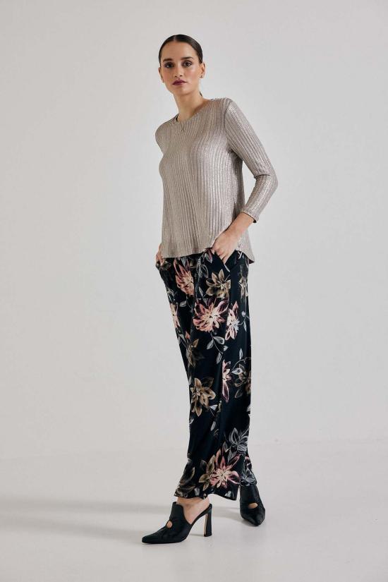  Lindsay Nicholas New York 긴팔 티셔츠 린지 니콜라스 뉴욕 로라 크루넥 앤티크 쉬머 - OTHER BRANDS