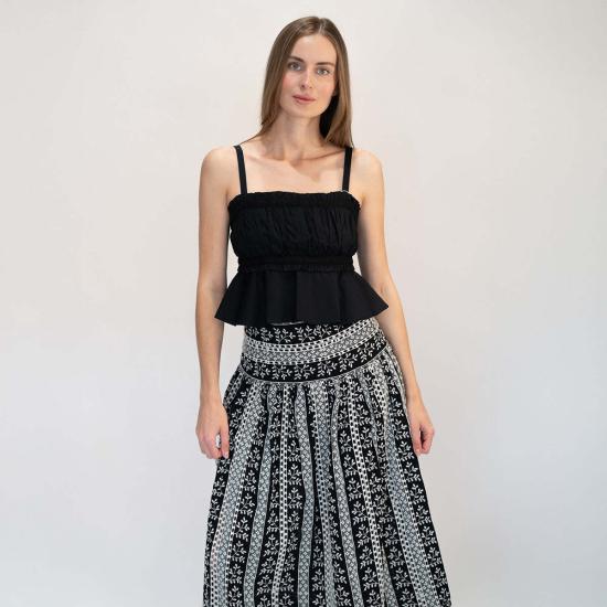  Loretta Caponi 민소매 티셔츠 로레타 카포니 알리사  판텔레리아 팝