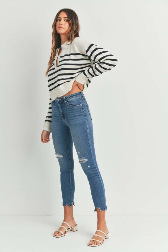  저스트 블랙 데님 데님 팬츠 리미트리스 스키니 - JUST BLACK DENIM