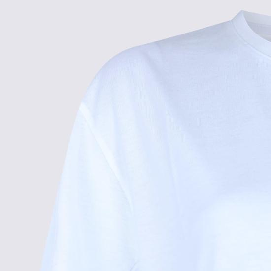  토템 반팔 티셔츠 티셔츠 화이트 - TOTEME