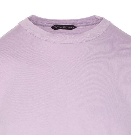  톰포드 반팔 티셔츠 톰 포드 티셔츠 라일락색 - TOMFORD