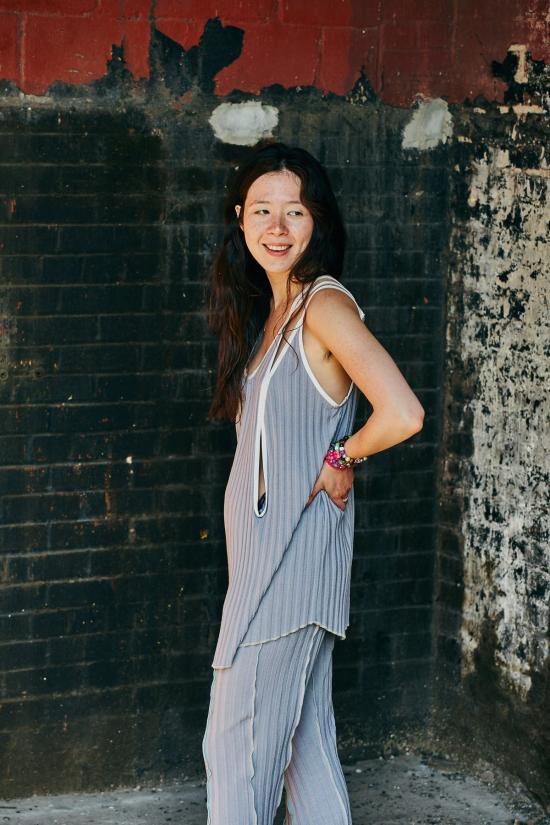  케흘러 오마지오 민소매 티셔츠 칼레 멀티 스트랩 탱크탑 - KAHLER OMAGGIO