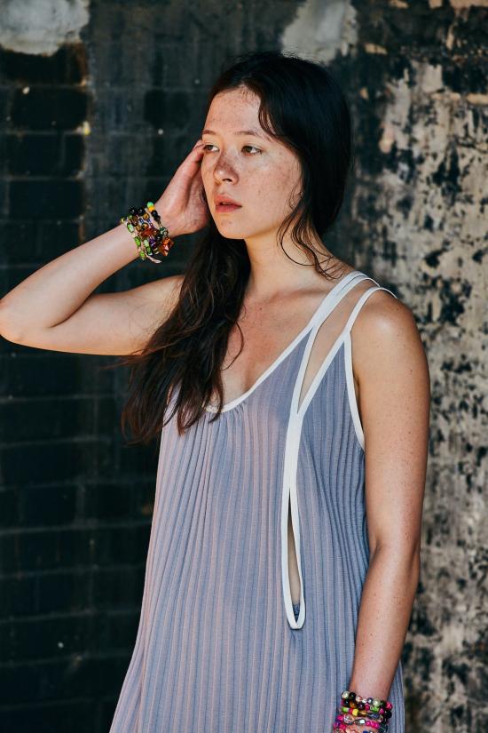  케흘러 오마지오 민소매 티셔츠 칼레 멀티 스트랩 탱크탑 - KAHLER OMAGGIO