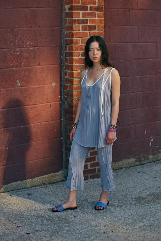  케흘러 오마지오 민소매 티셔츠 칼레 멀티 스트랩 탱크탑 - KAHLER OMAGGIO