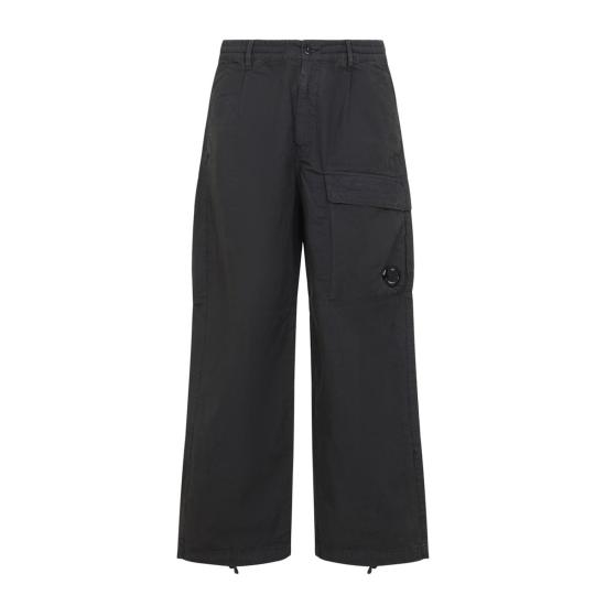  씨피 컴퍼니 치노 팬츠 C.P. 컴퍼니 마이크로 렙스 박시 카고 팬츠 건메탈 - C.P. COMPANY