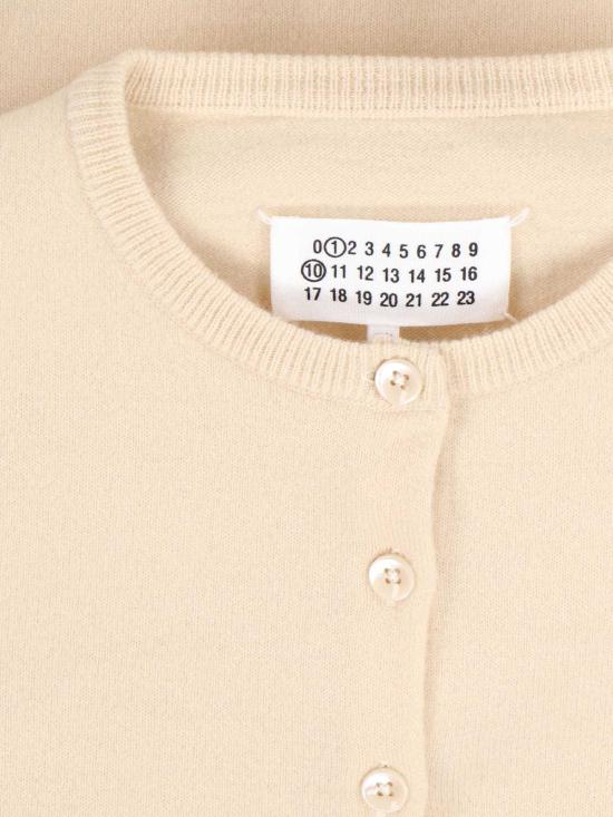  마르지엘라 가디건 메종  크롭  크림 - MAISON MARGIELA