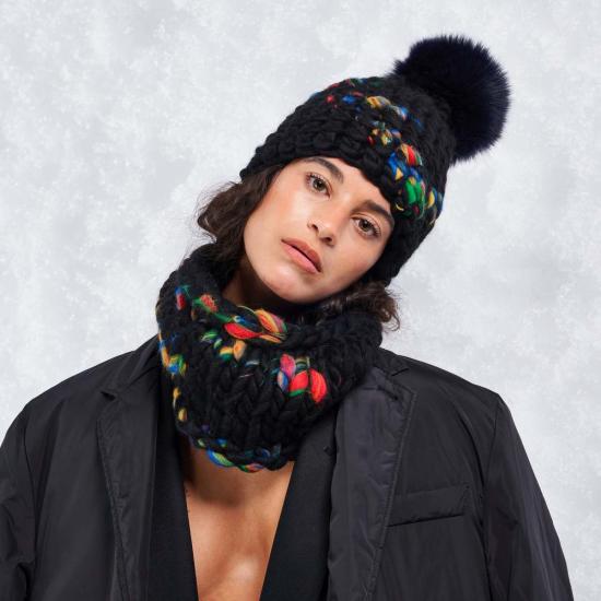  Mischa Lampert 모자 미샤 램퍼트 다크 레고 비니 폼스터 + 네이비 Xl 폼