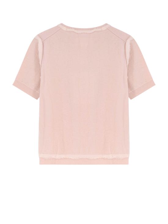  마르지엘라 스웨터 메종  버진 울  페일 핑크 - MAISON MARGIELA