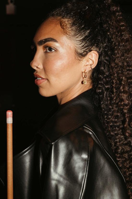  시에라 윈터 주얼리 이어링 러스터 후프 - SIERRA WINTER JEWELRY