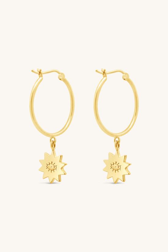  시에라 윈터 주얼리 이어링 러스터 후프 - SIERRA WINTER JEWELRY