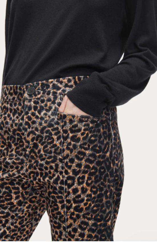  레이첼 코미 스트레이트 팬츠 시그 팬츠 레오파드 - RACHEL COMEY