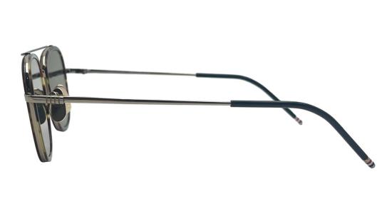  톰브라운 안경 톰 브라운 직사각형 에비에이터 선글라스 (브라운) - THOM BROWNE