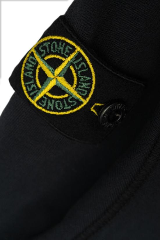  [키즈] 스톤 아일랜드 풀오버 로고 스웨트셔츠 (블루) 아동용 - STONE ISLAND