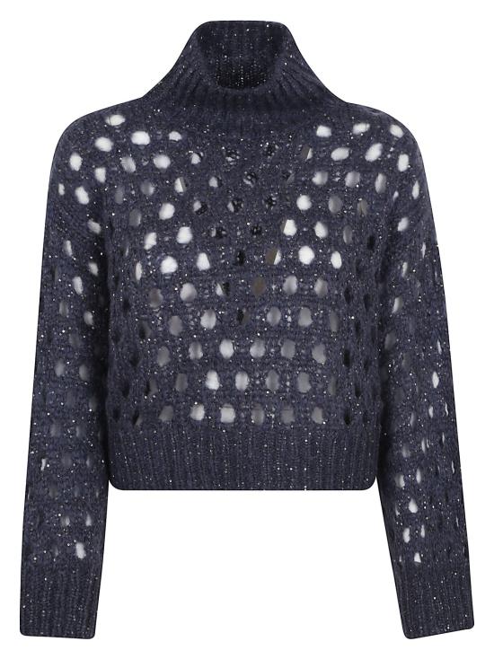  브루넬로 쿠치넬리 스웨터 터틀넥  밤하늘