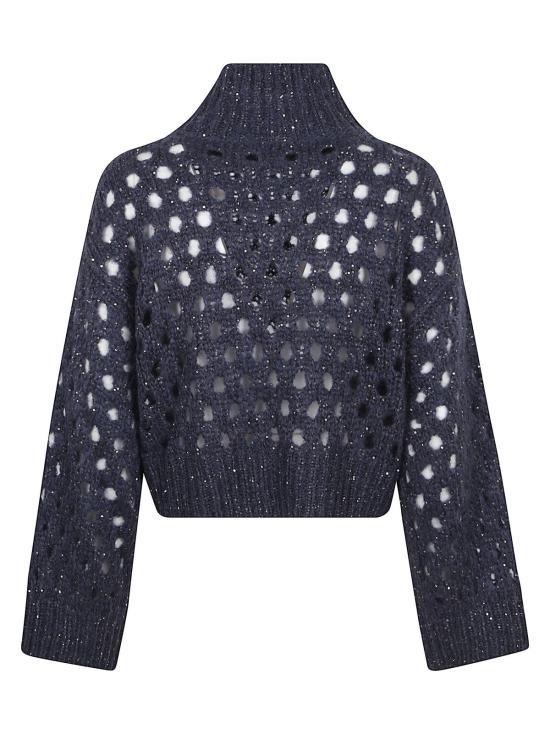  브루넬로 쿠치넬리 스웨터 터틀넥  밤하늘 - BRUNELLO CUCINELLI