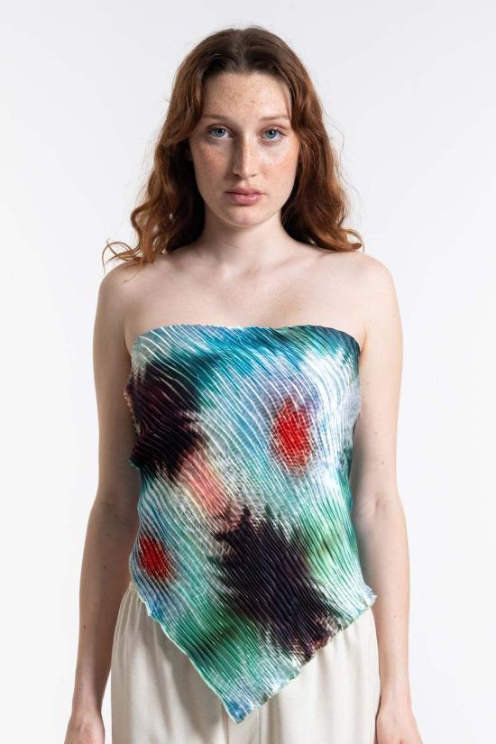  Nin Studios 민소매 티셔츠 닌 스튜디오 반다나 탑 어친 엔젤