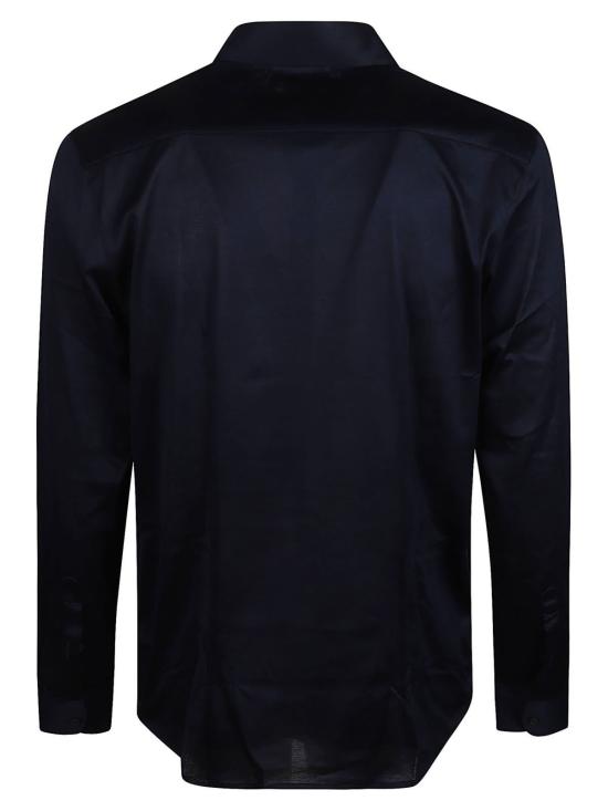  발바 긴팔 셔츠 바르바 나폴리 스트레이트 헴 버튼 - BARBA