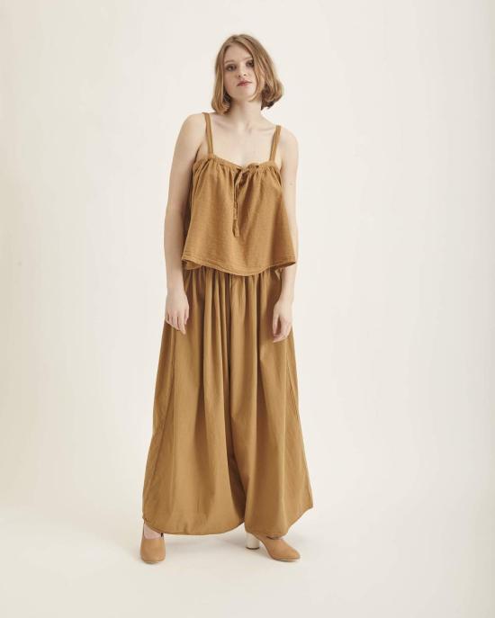  Revisited Matters 민소매 티셔츠 리비지티드 매터스 바리 탑 다크 골드 - OTHER BRANDS