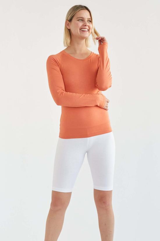  온오프 에센셜즈 긴팔 티셔츠 온/오프 에센셜 대나무 - ON/OFF ESSENTIALS