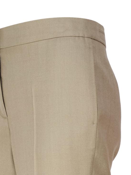  스텔라 맥카트니 스트레이트 팬츠 스텔라 매카트니 미드라이즈 스트레이트 레그 팬츠 올리브색 - STELLA MCCARTNEY