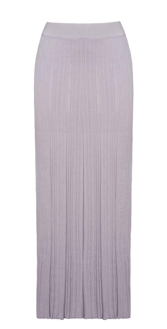  ELEVEN SIX 롱 스커트 일레븐 식스 샐리  소프트 라벤더 - OTHER BRANDS