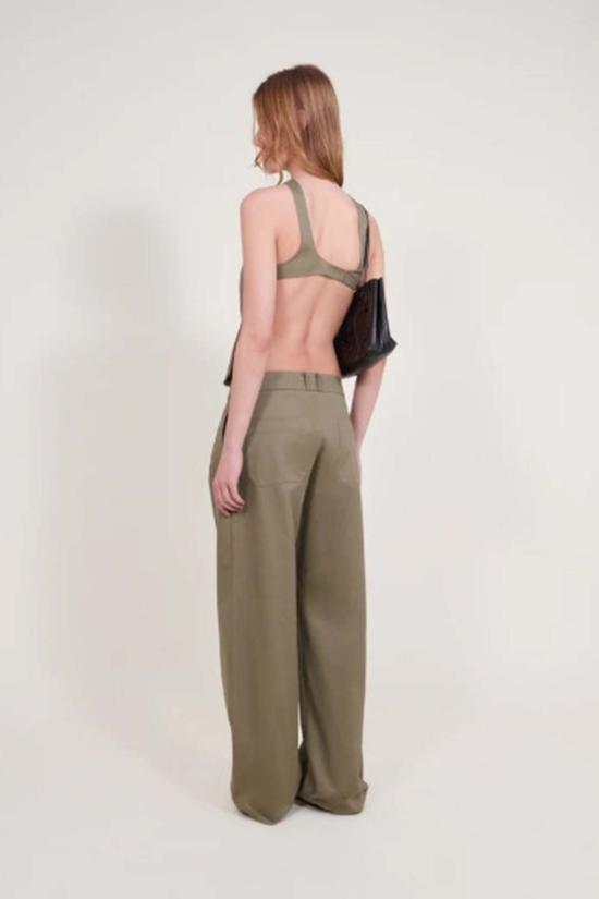  알피 블라우스 백리스 탑 - ALFIE