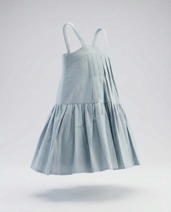  [키즈] Piper&Cloth 원피스 키즈 파이퍼앤클로스 히카리 핀턱 드레스 블루 - PIPER&CLOTH