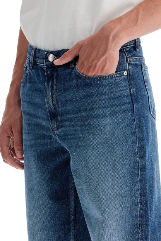  아페쎄 데님 팬츠 A.P.C. 마틴 스트레이트 진 인디고 델라브 - A.P.C.