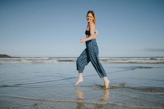  Happy French Gang 팔라초 팬츠 해피 프렌치 갱 마리우스  인디고 - HAPPY FRENCH GANG